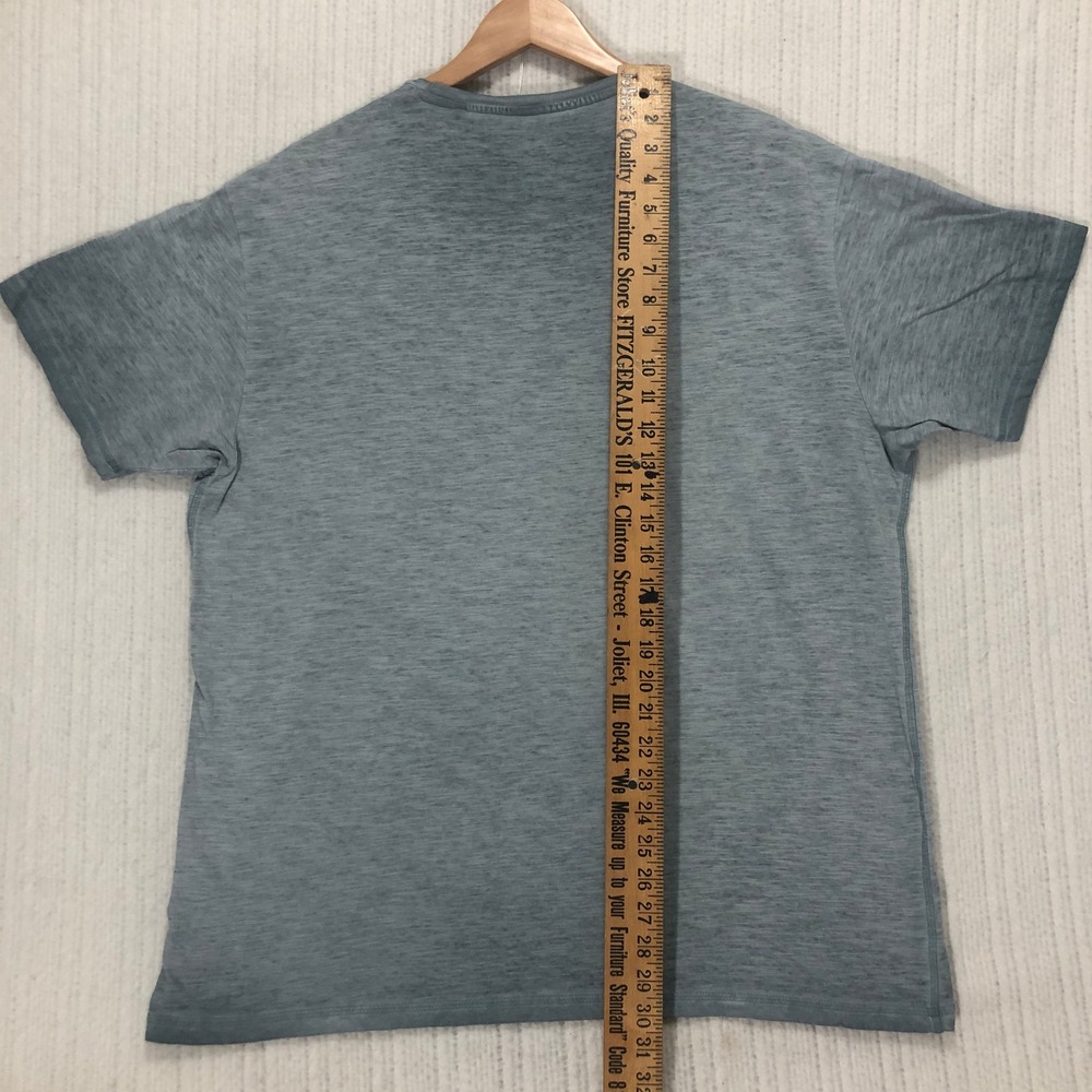 Guess Mens T Shirt XL Extra Large Gray California Los Angeles Graphic Tee - Picture 7 of 8